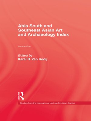 cover image of Abia South and Southeast Asian Art and Archaeology Index
